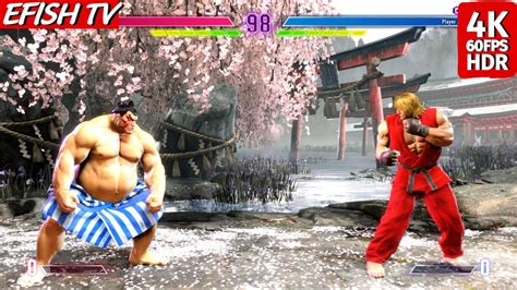 E Honda Vs Ken Hardest Ai Street Fighter 6 Ps5 4k 60fps Youtube