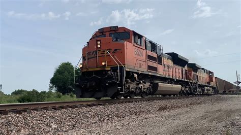 2x2 Coal Train Ft AC44CW SD70Mac Dpu And ACe Lead BNSF Transcon