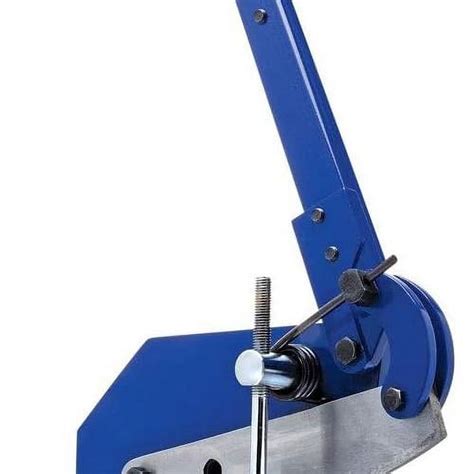 8 In Bench Shear Throatless Multiple Purpose Bench Top Throatless Sheet Metal Cutter Tool Solid