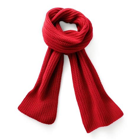 Premium Psd Red Scarf
