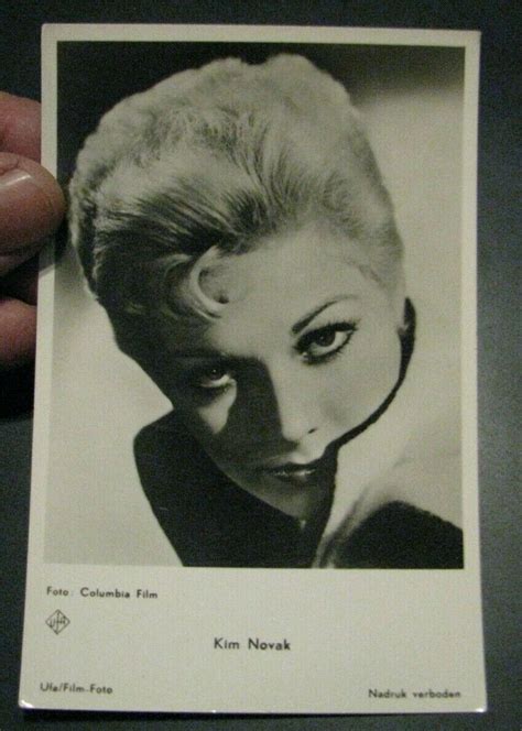 Kim Novak Postcard Actor Actress Movie Star Hollywood United States