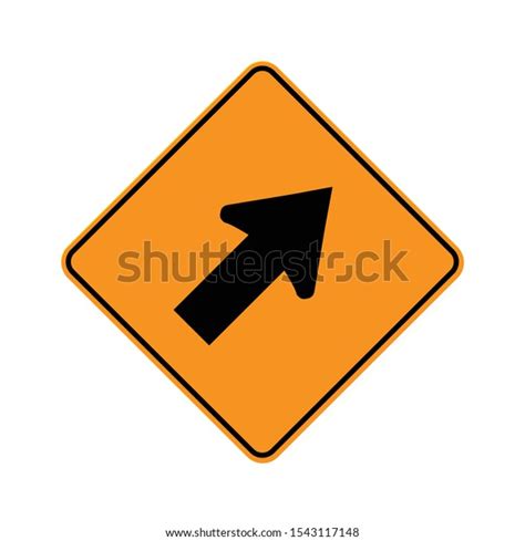 Usa Traffic Road Signsclosed Lane Vector Stock Vector (Royalty Free ...