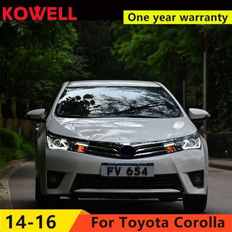 Kowell Car Styling For Toyota Corolla Headlights 2011 2013 Altis Led