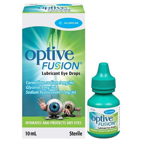 Optive Fusion Lubricant Eye Drops 10ml Shopee Malaysia