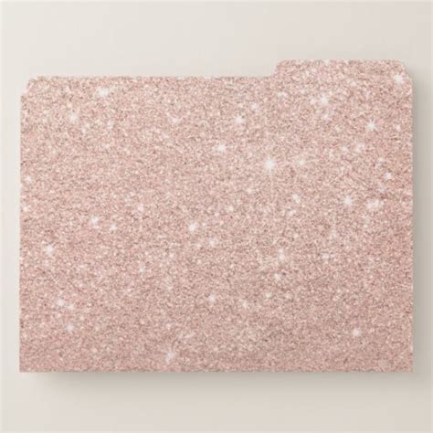 Silver Glitter Ombre Metallic Sparkles Confetti File Folder Zazzle