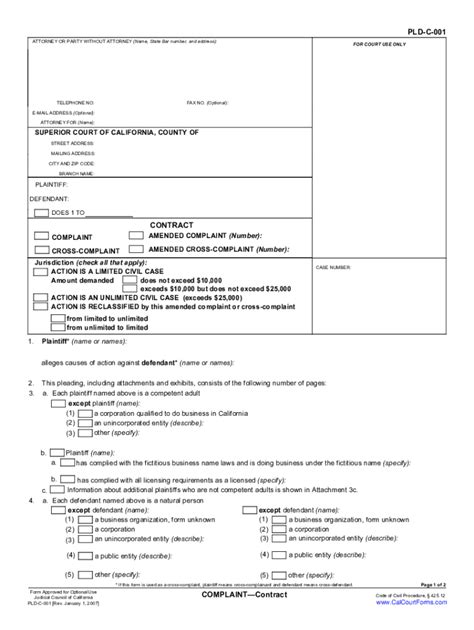 Fillable Online Pld C 001 FormFill Out Printable PDF Forms Online Fax