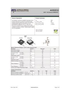 100V N Channel MOSFET 100v N Channel Mosfet Pdf PDF4PRO