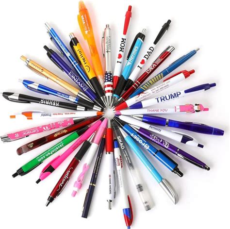 Wholesale Lot of 100 Misprint Ink Pens Bulk, Assorted Click Retractable Ballpoint Pens - SHIPS ...