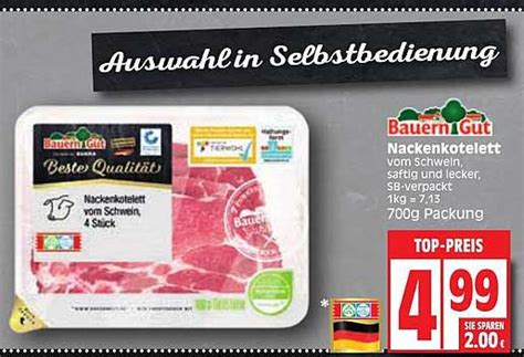 Bauern Gut Nackenkotelett Angebot Bei Edeka