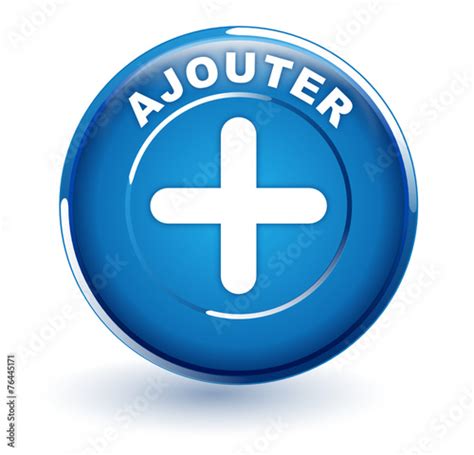 Ajouter Sur Bouton Bleu Fichier Vectoriel Libre De Droits Sur La