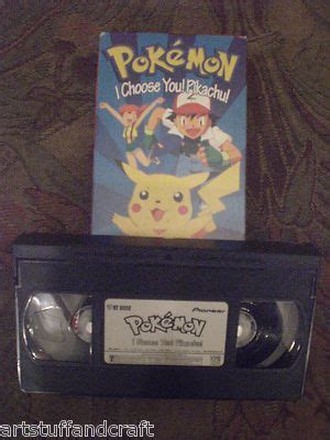 Pokemon I Choose You Pikachu Vhs