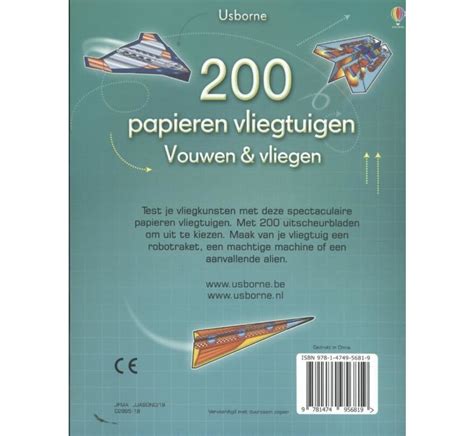 200 Papieren Vliegtuigen Vouwen En Vliegen