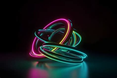 Striking Red Neon Lines Background Graphic by Ranya Art Studio ...