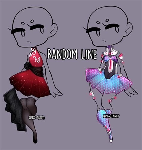 A Random Line Adopts Close By Miss Trinity