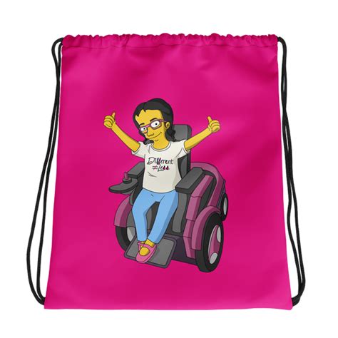 Esperanza From Raising Dion (Yellow Cartoon) D.D.N.E.L. Drawstring Bag – Sammi Haney’s ...