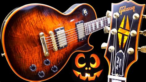 The Ultimate Halloween Guitar 2010 Gibson Les Paul Purple Orange