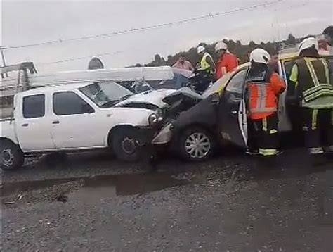 Accidente En Caletera De La Ruta En Puerto Montt Dej A Tres Lesionados