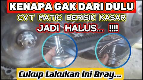 TRIK AMPUH MENGATASI CVT MOTOR BEAT KARBU BERISIK KASAR YouTube