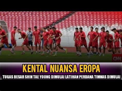 Jelang Laga Kontra Argentina Suasana Latihan Timnas Indonesia Terasa