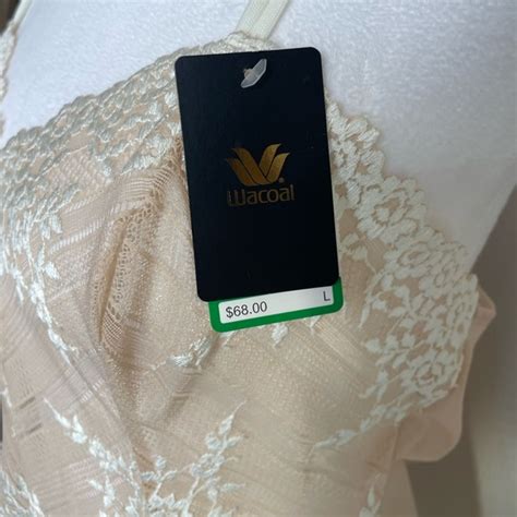 Wacoal Intimates Sleepwear Nwt Wacoal Embrace Lace Nude Chemise Slip Lingerie Poshmark