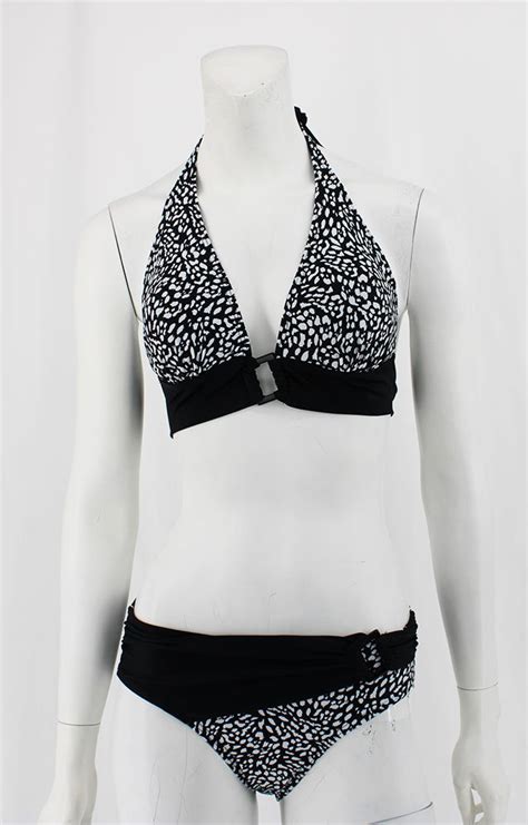 Black Leo Bikini Dame Outlet Priser Billigt T J Til Kvinder Hos Din