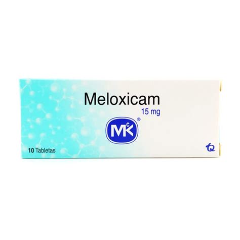 Meloxicam 15 Mg Caja con 10 Tabletas Mk Mis Droguerías Farmacenter