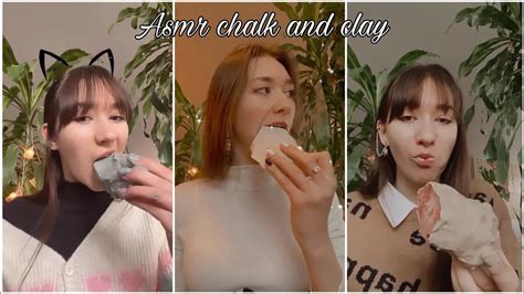 Asmr Wet Chalk And Clay Clay Chalk Crunch