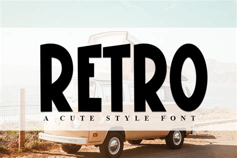 Retro Font By Payjhoshop · Creative Fabrica