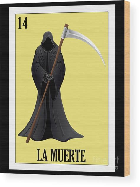 Loteria Mexicana La Muerte Loteria Mexicana Design La Muerte Gift