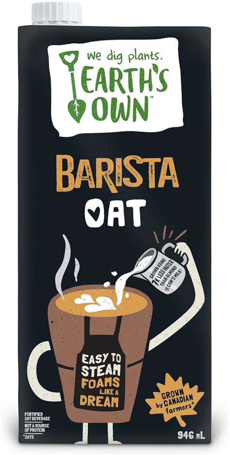 Earth s Own Lait d avoine Barista Edition 946 ml Boisson à base