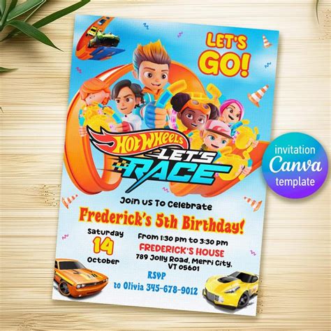 Plantilla Hot Wheels Etsy M Xico