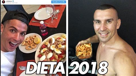 Dieta Cristiano Ronaldo Vs Dieta Miletto 2018