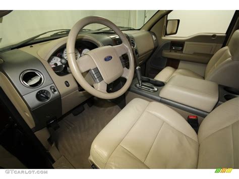 Tan Interior 2004 Ford F150 Lariat Supercrew 4x4 Photo 71390575 Gtcarlot Com