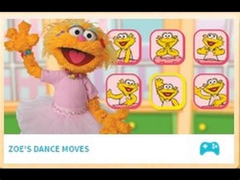 Zoe Dance Moves Sesame Street Youtube