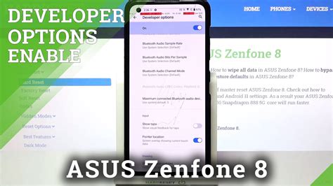 How To Enable Developer Options In Asus Zenfone Find Advanced