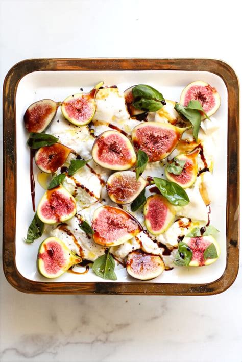 Let S Make A Fig Burrata Caprese Appetizer Rainbow Delicious