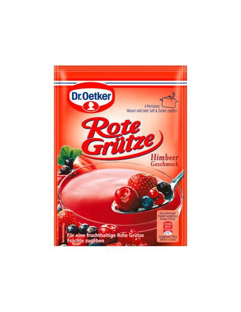 Dr Oetker Rote Grütze für 3x500ml 120g