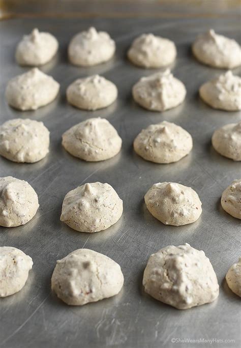 Pecan Meringue Cookies Recipe She Wears Many Hats