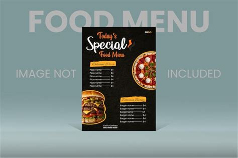 Premium Vector Creative Restaurant Menu Design Template