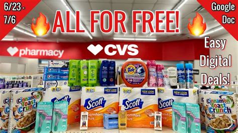 Cvs Free Cheap Digital Coupon Deals Haul Leasy Money