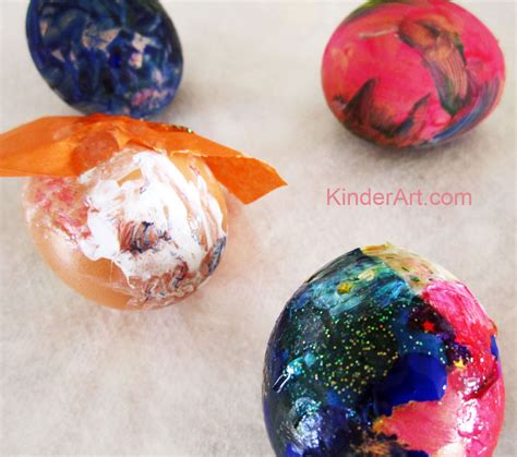 Tissue Paper Eggs For Easter Monthly Seasonal Crafts Kinderart