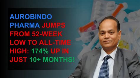 Aurobindo Pharma Jumps To All Time High Up In Months