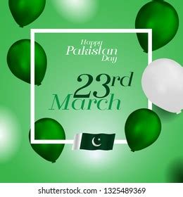 March Pakistan Day Celebration Card Vector De Stock Libre De