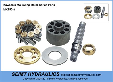 Kawasaki Mx Rotary Group And Spare Part Seimt Hydraulics