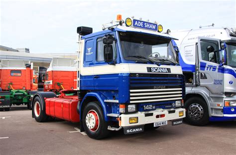 E614MAS Ade Shaw Scania 142M Gaydon Retro Show 12 9 2021 Michael