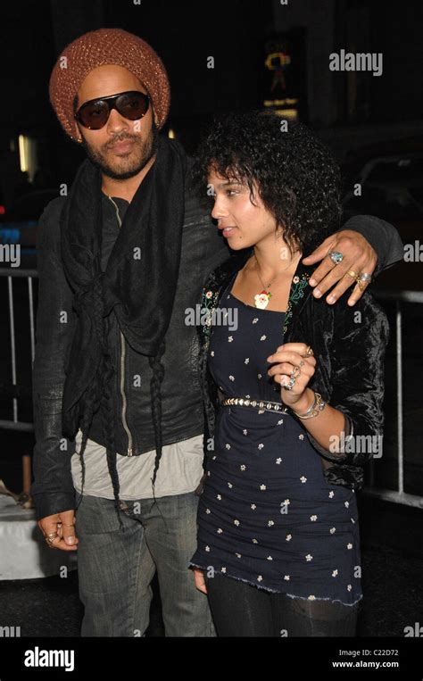 Lenny Kravitz And His Daughter Zoe Kravitz The New York Premiere Of