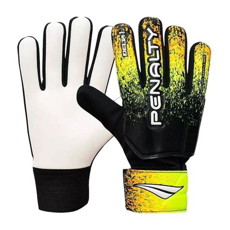 Luva Goleiro Campo Penalty Delta Training Infantil Laranja Preta