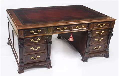 Antique Partners Desk By Ref No 08638 Regent Antiques