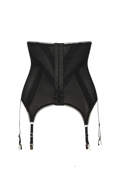 Madonna Shapewear Basque • Sexy French Lingerie • Made In France Darkest Fox