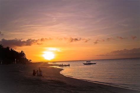 Sunset In Bantayan Island Cebu Philippines Bantayan Island